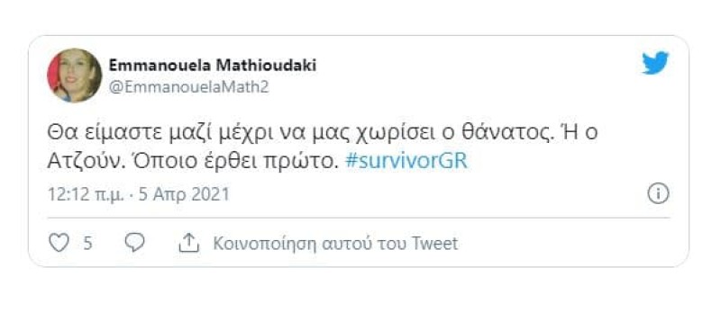 Survivor 4 twitter