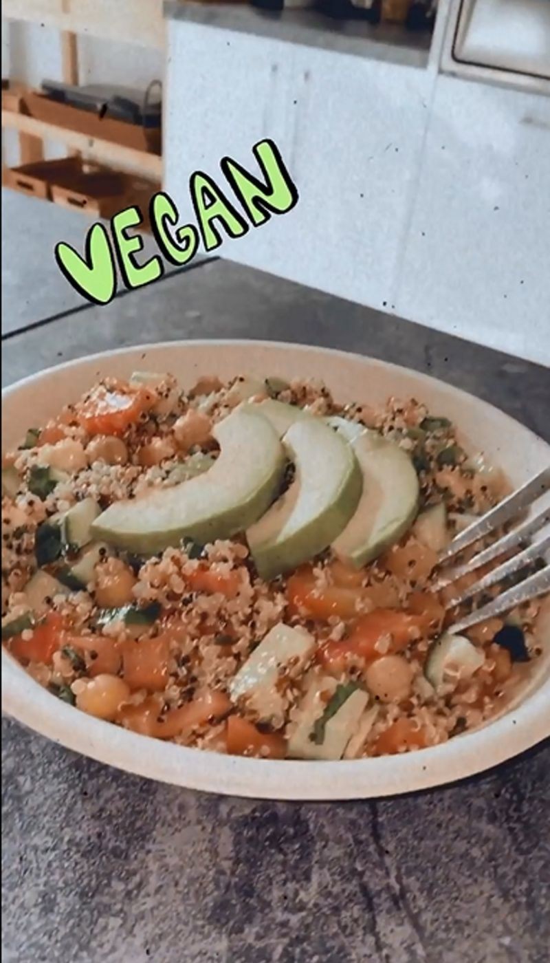 Ελευθερία Ελευθερίου έτοιμασε ένα vegan γεύμα
