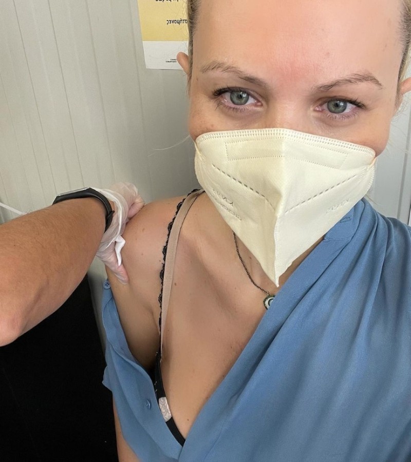 Η Κατερίνα Γκαγκάκη έκανε το εμβόλιο κατά του κορωνοϊού
