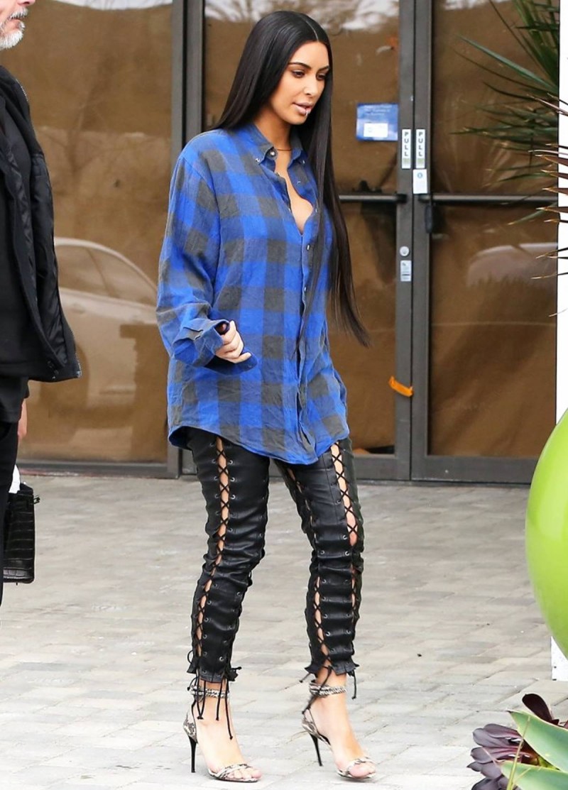 Kim Kardashian street style