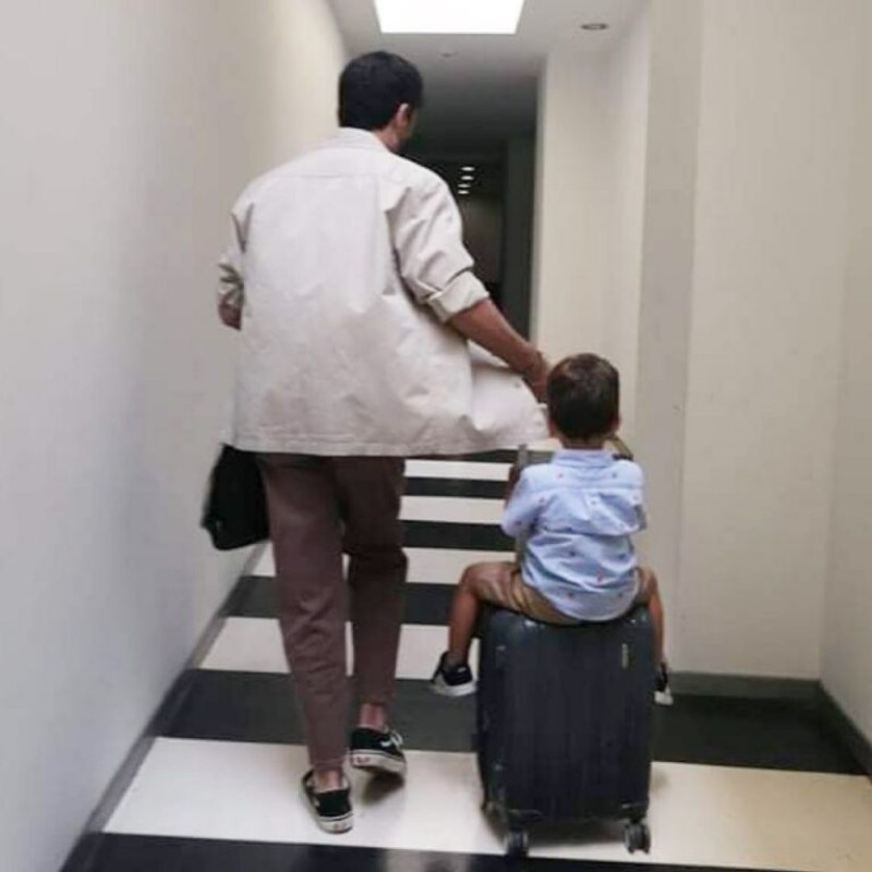 Παντελής Τουτουντζής η τρυφερή φωτογραφία με τον γιο του στο πλατό του Super Makeover