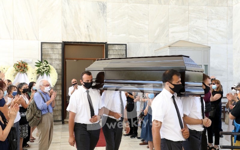 Κηδεία της Μάγιας Λυμπεροπούλου