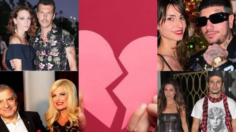 7+1 ζευγάρια της ελληνικής showbiz που μέσα στο 2021 ανακοίνωσαν πως χώρισαν