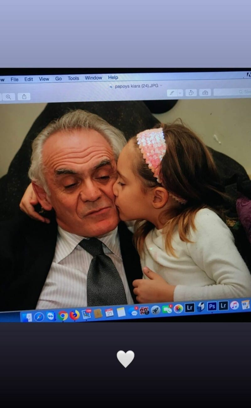 Σπαράζει η Κιάρα Μαρκέζη με τον αποχαιρετισμό της στον παππού της, Άκη Τσοχατζόπουλο