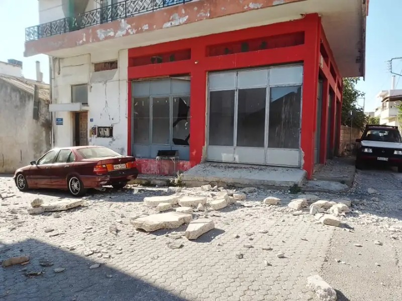 Σεισμός στην Κρήτη ζημιές