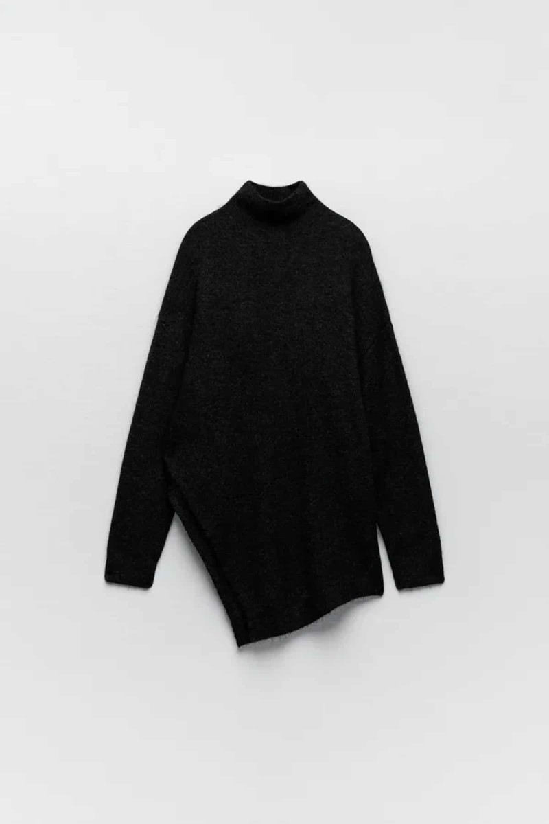 Zara μαύρο πουλόβερ