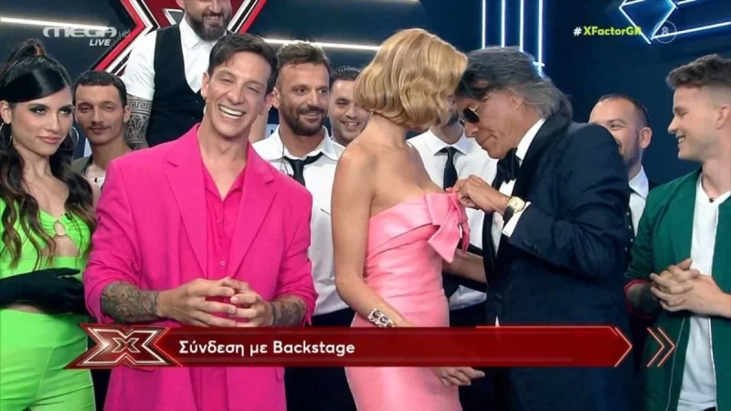 X-Factor: Θύελλα αντιδράσεων στο Twitter με τον Ηλία Ψινάκη - Κατέβασε το φόρεμα της Κατερίνας Λιόλιου