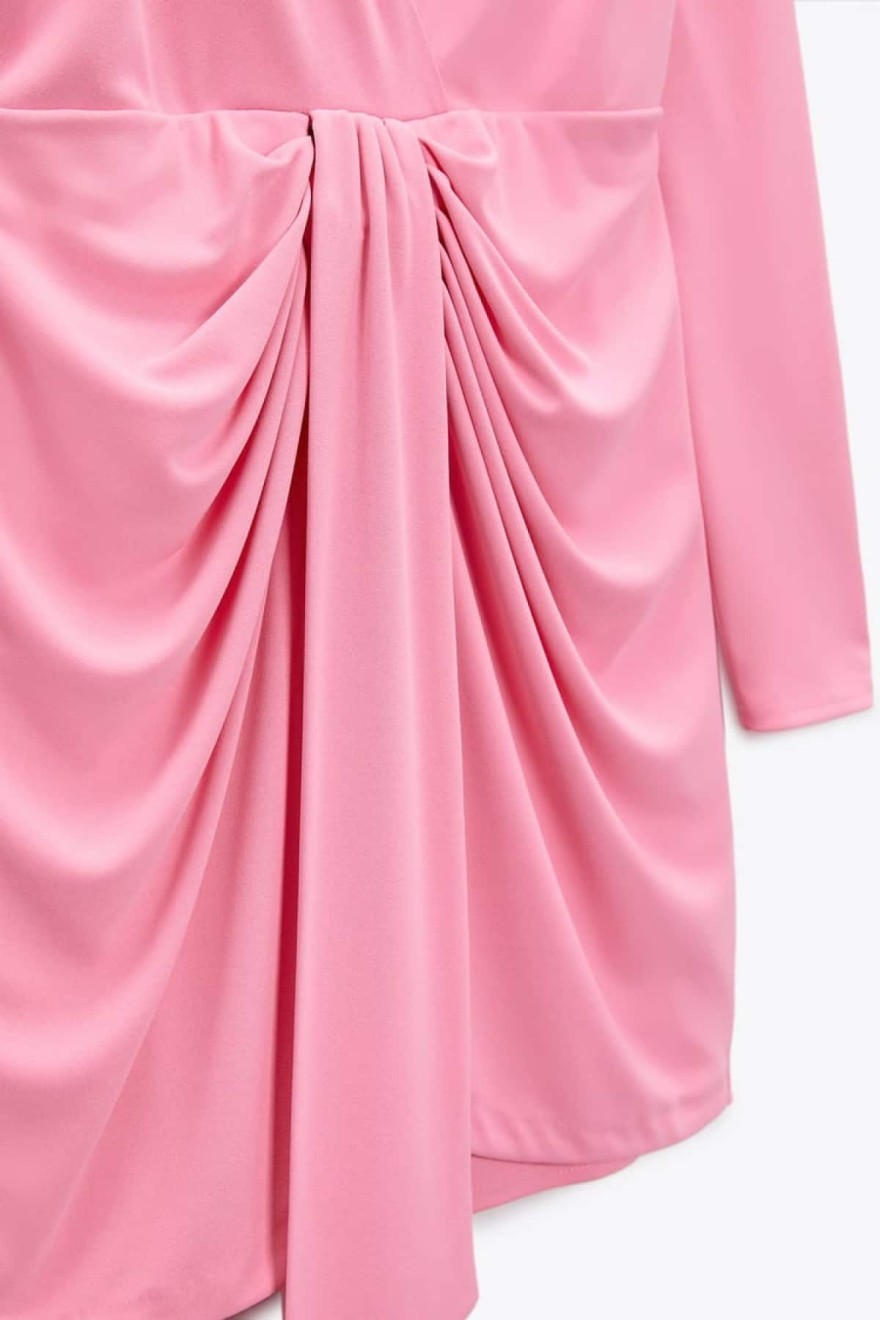 Zara φόρεμα ροζ