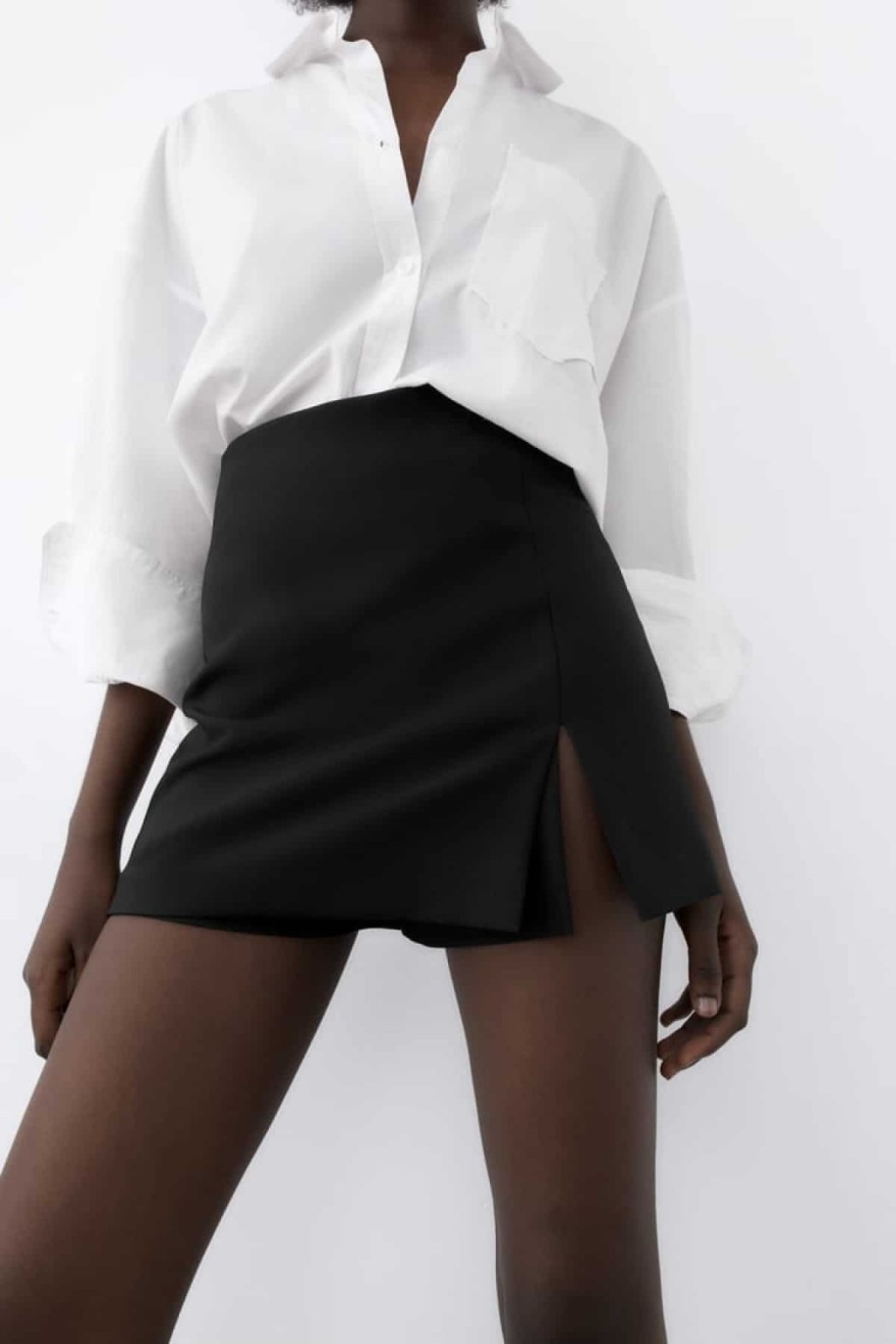 Μαύρη φούστα από τα Zara