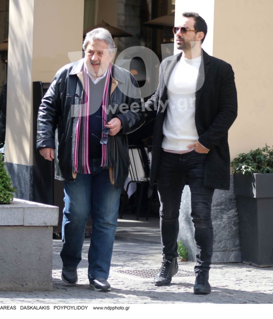 Σάκης Τανιμανίδης με τον πατέρα του