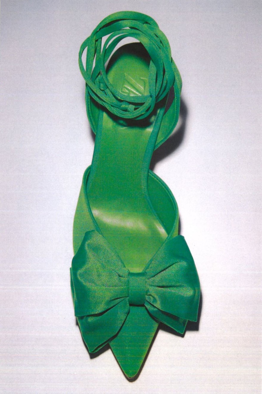 Zara πράσινες γόβες