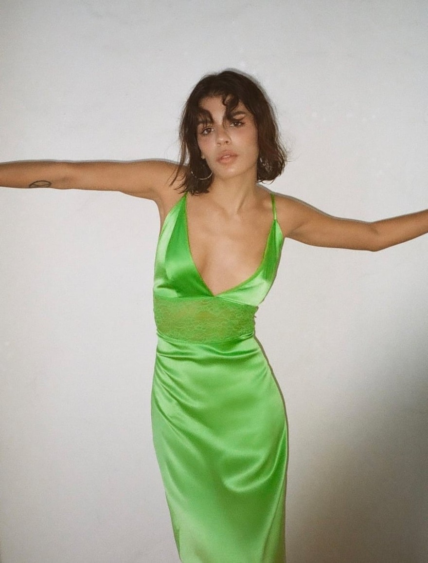 Φόρεμα Zara πράσινο