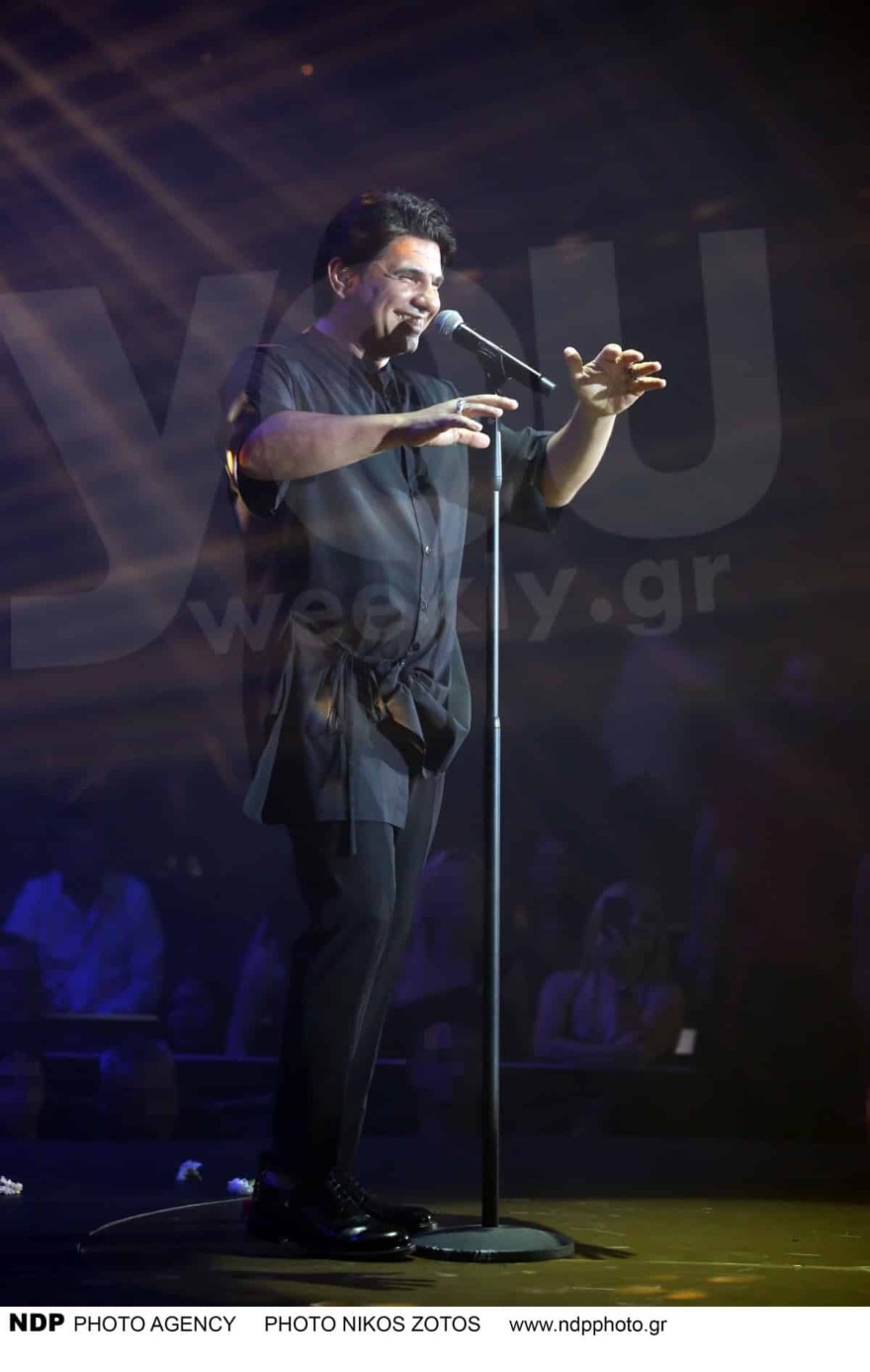 Νίκος Κουρκούλης στην συναυλία του 