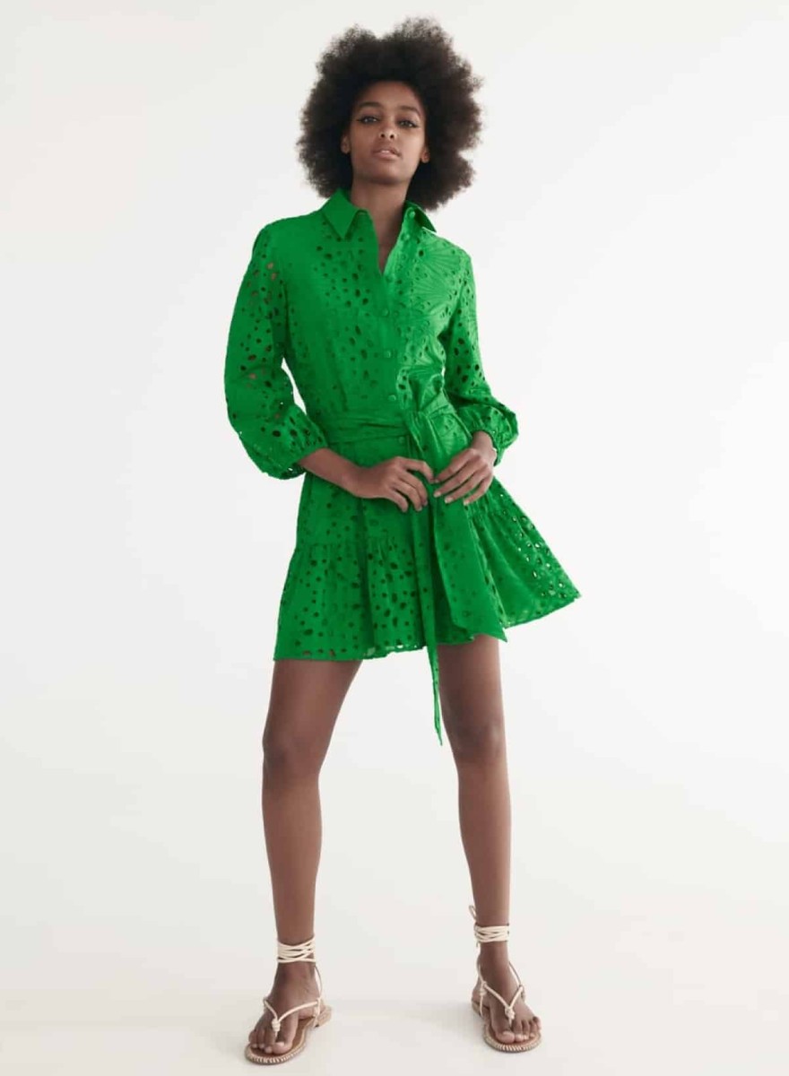 Zara φόρεμα πράσινο