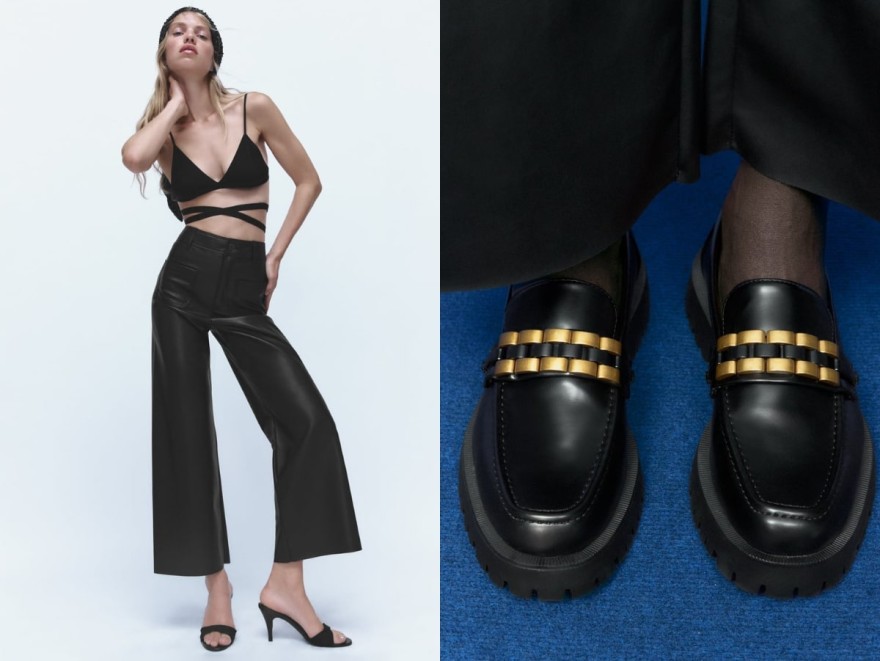 Zara παντελόνι και παπούτσια