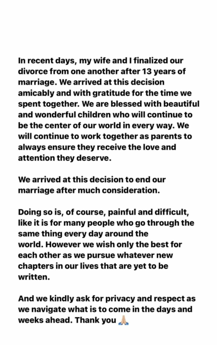 Οριστικός χωρισμός για πασίγνωστο ζευγάρι μετά από 13 χρόνια γάμου