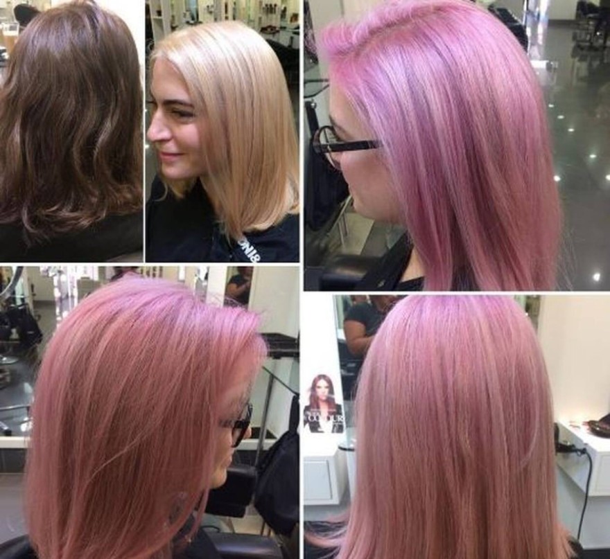  φωτογραφίες της Μάρθας Λαμπίρη Φεντόρουφ με ροζ μαλλιά 