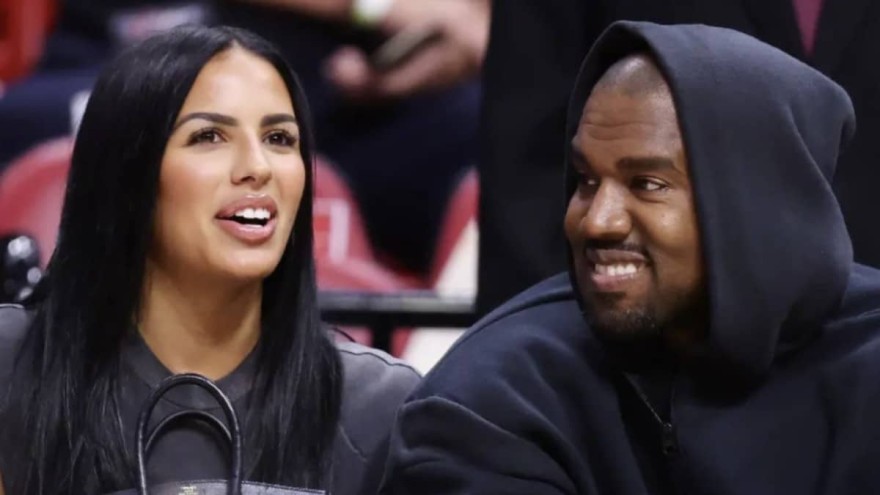 O Kanye West με την νυν σύζυγο του