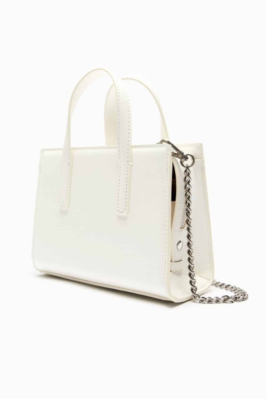 Zara λευκή τσάντα
