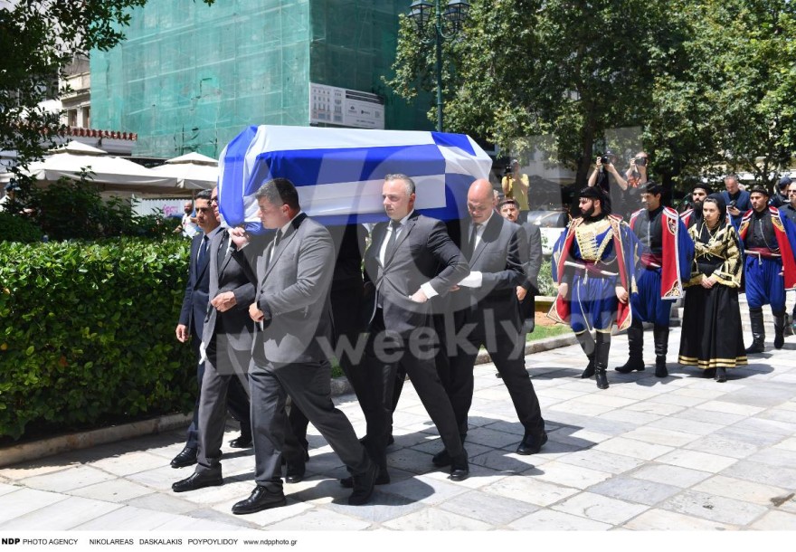 Κηδεία Γιάννη Μαρκόπουλου Μητρόπολη Αθηνών
