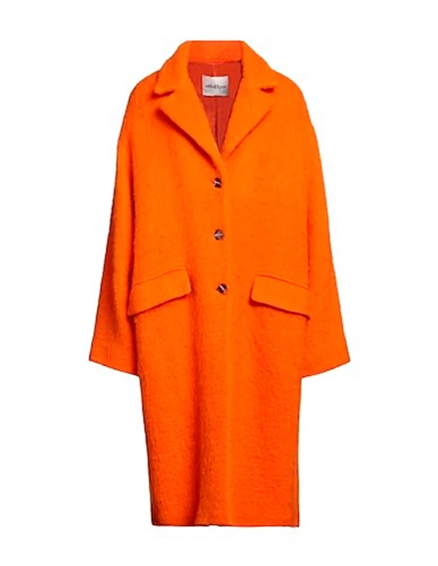 πορτοκαλί παλτό