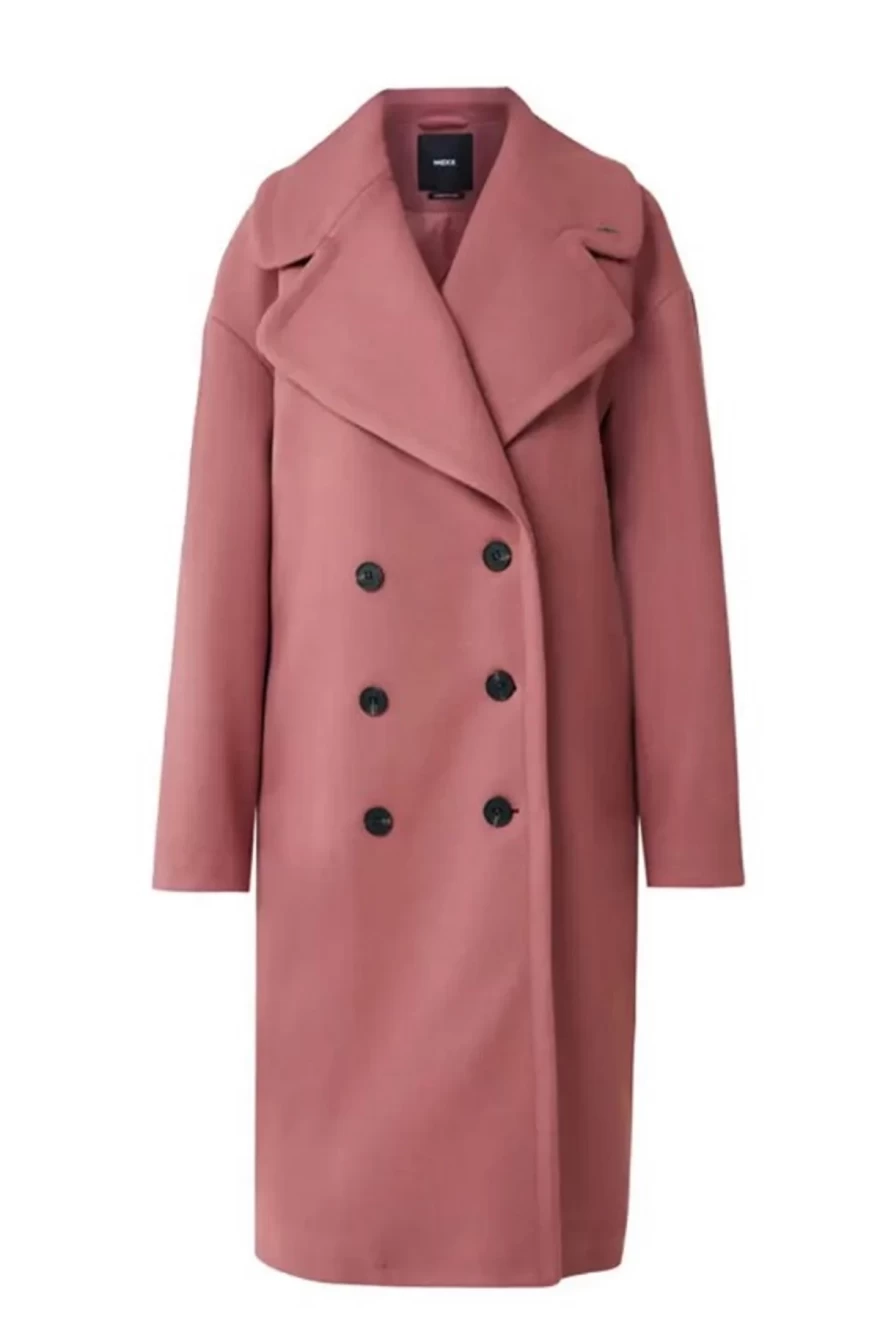 ροζ παλτό
