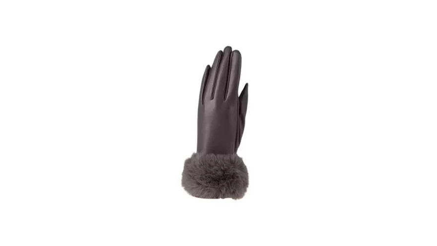 γάντια με γούνα