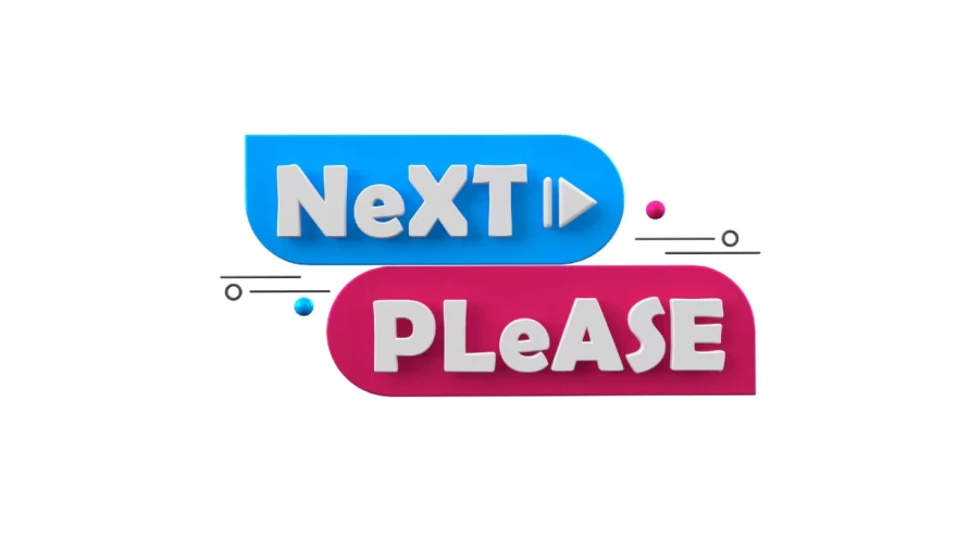 Next Please logo