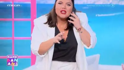 Το τηλεφώνημα που δέχθηκε η Δανάη Μπάρκα στον αέρα του Πάμε Δανάη