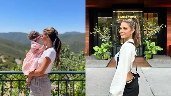 Η Μαρία Μενούνος με την κόρη της