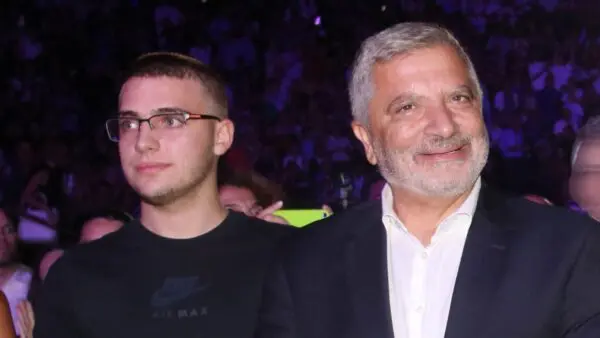 Ο Γιώργος Πατούλης με το γιο του Αλέξανδρο