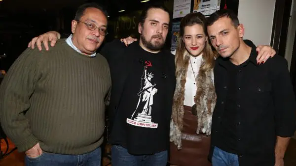 Ο Ισαάκ Σούσης και οι συνεργάτες του σε παρουσίαση δίσκου