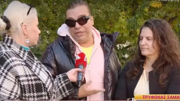 Ο Τρύφωνας Σαμαράς στον δρόμο