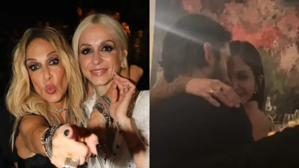 Η Σοφία Καρβέλα με τη μητέρα της και το νέο της σύντροφο