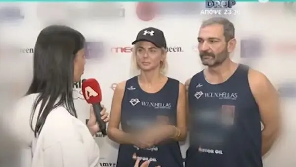 Η Χριστίνα Κοντοβά σε έξοδό της