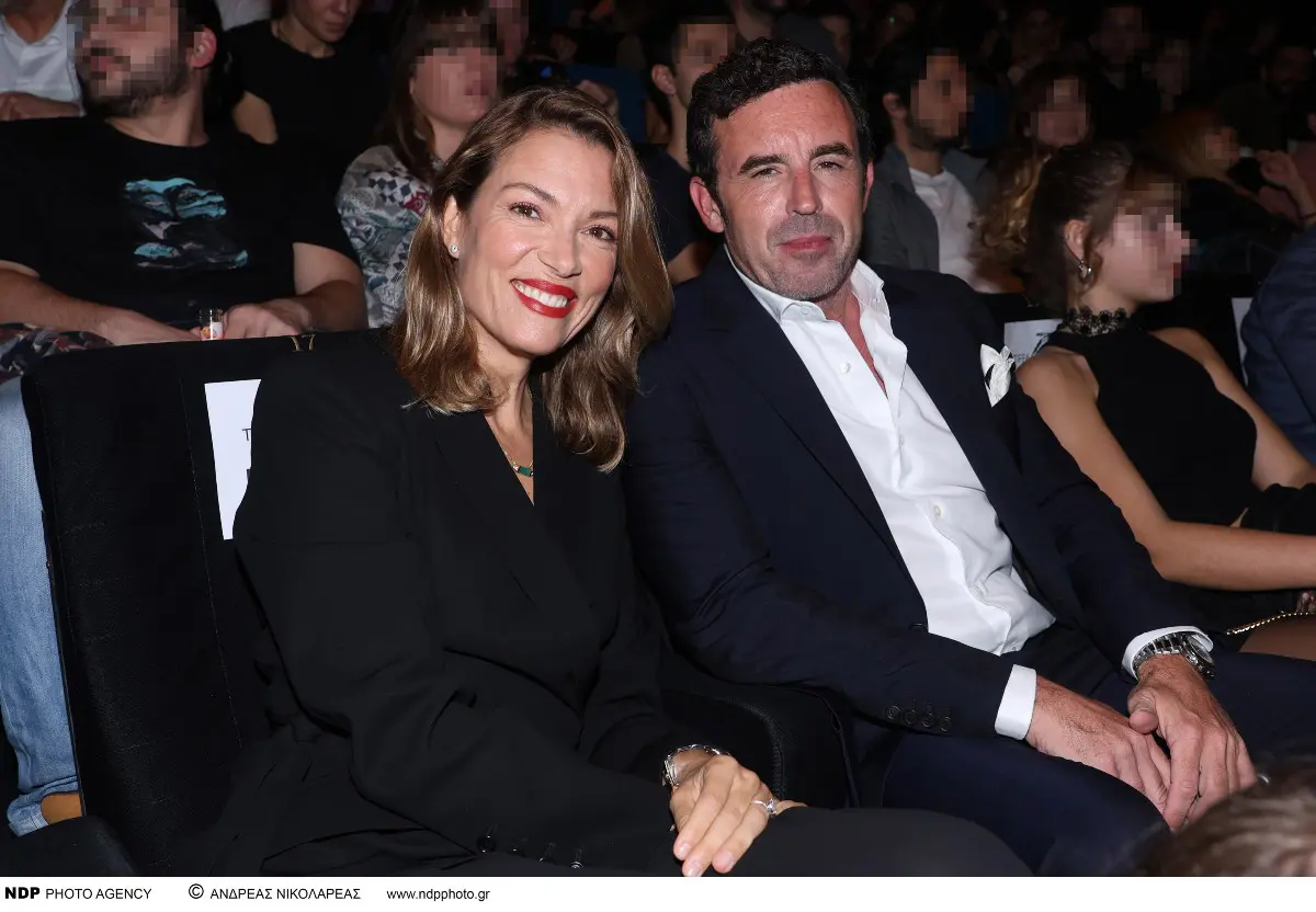 Η Βίκυ Καγιά με τον Ηλία Κρασσά σε εκδήλωση