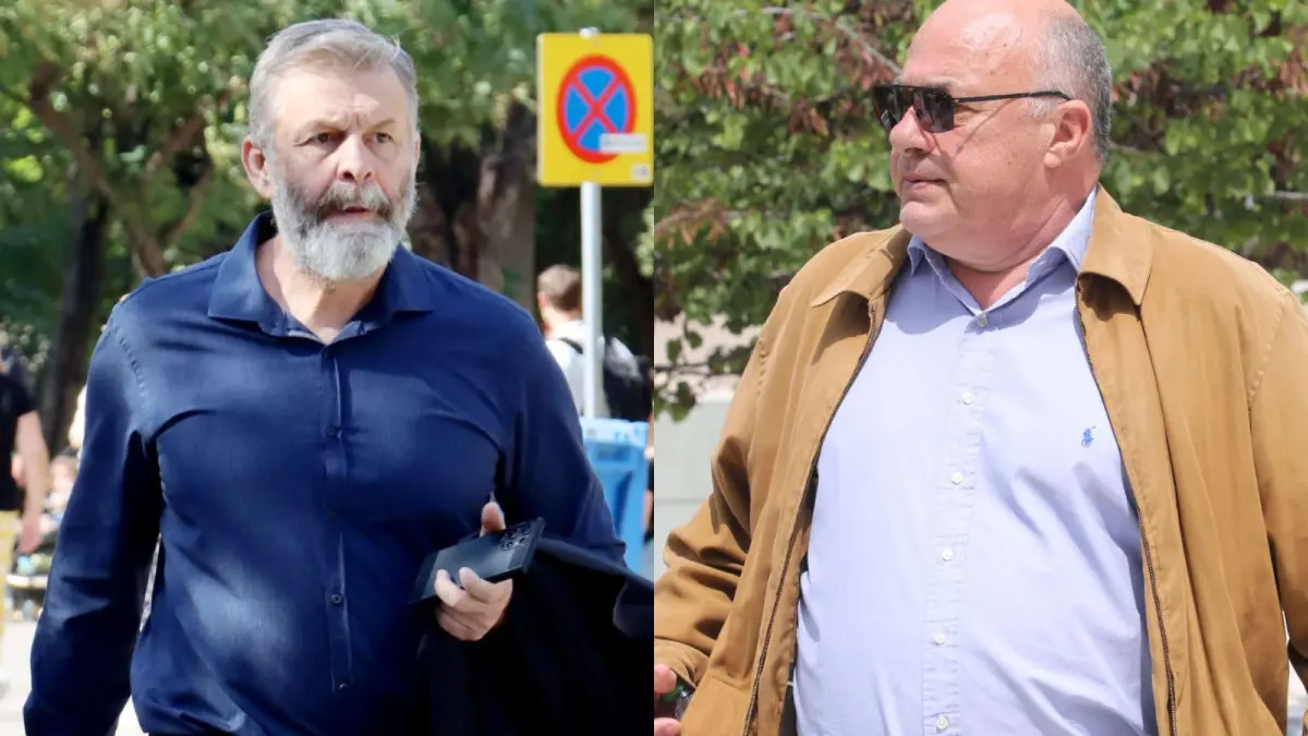 Ο Απόστολος Γκλέτσος και ο Αχιλλέας Μπέος.