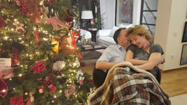 Ο Αγιος Βασίλης πήγε στο σπίτι της Ευδοκίας Ρουμελιώτη