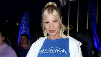 Η Φαίη Σκορδά σε εκδήλωση του Make a Wish