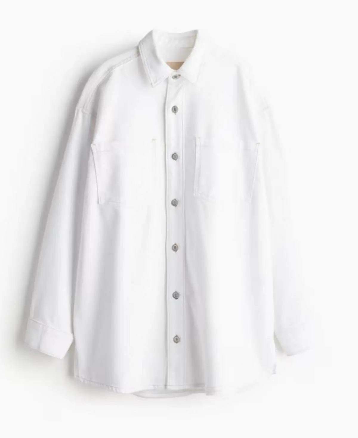 overshirt λευκό Η&Μ