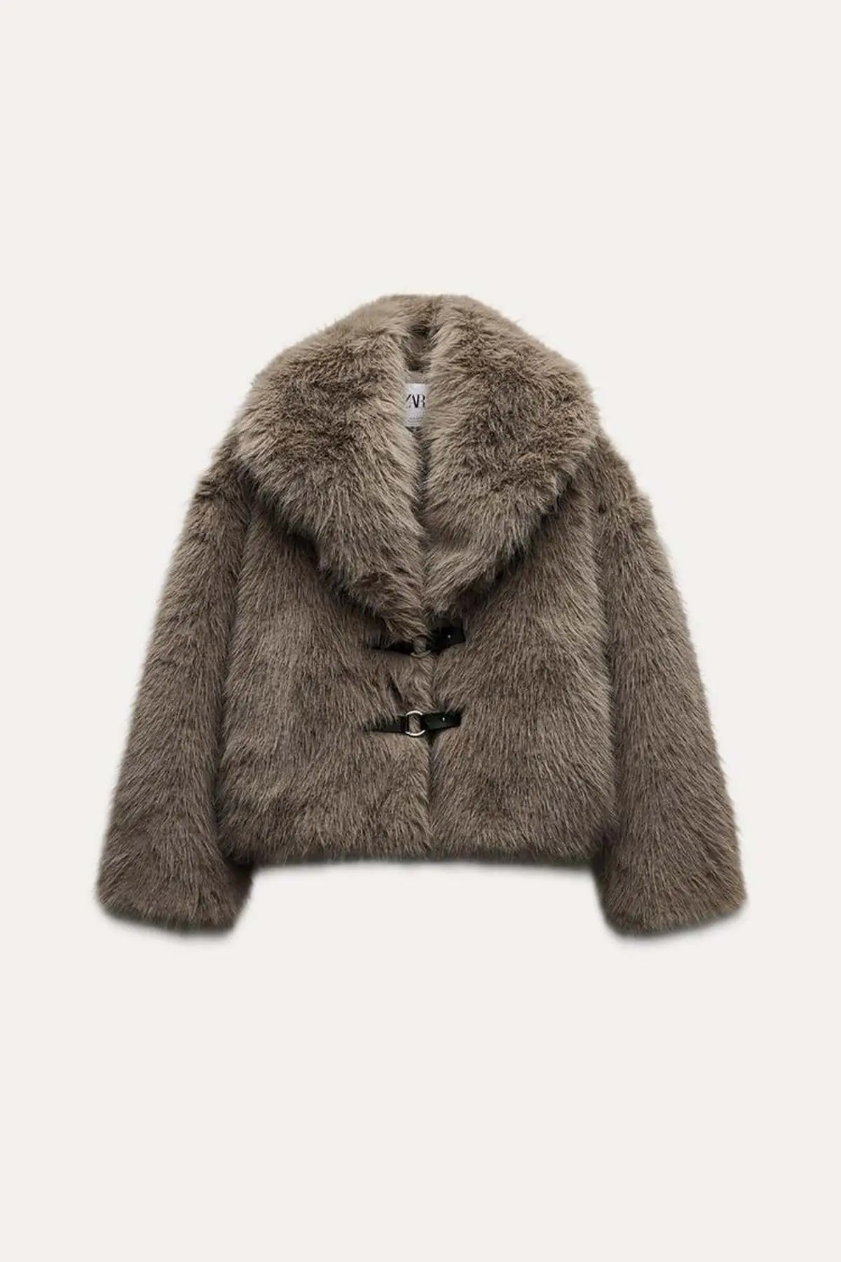 γούνινο jacket zara