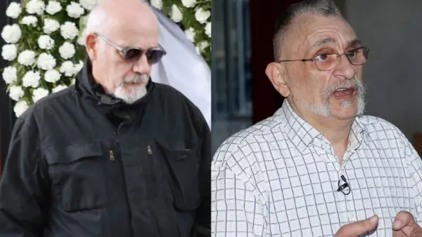 Ο Γιώργος Κιμούλης και ο Ιάσονας Τριανταφυλλίδης.