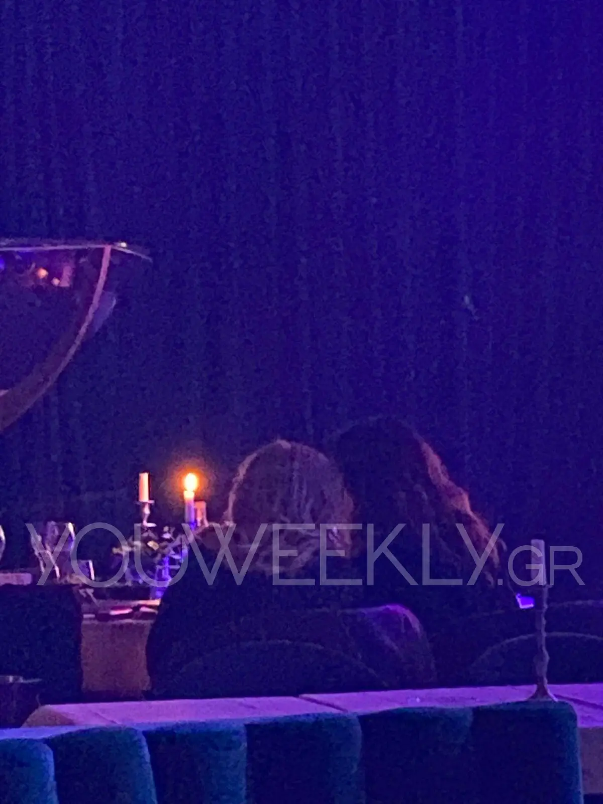 Η Μαρία Καβογιάννη σε σπάνια βραδινή έξοδο με παρέα