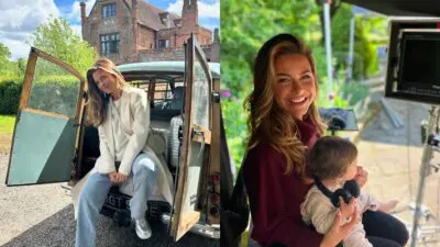 Η Μαρία Μενούνος μόνη της και με την κόρη της