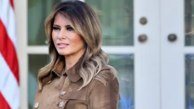 Η Μελάνια Τραμπ σε προεκλογική ομιλία