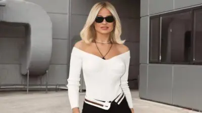 Η Φαίη Σκορδά με casual look