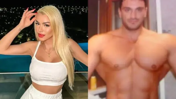 Η Στέλλα Μιζεράκη και ο θείος της, Γιάννης Τσαηκαράκης.