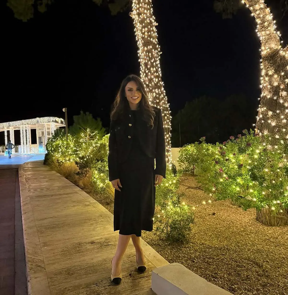 Η Ελένη Τσολάκη σε έξοδό της