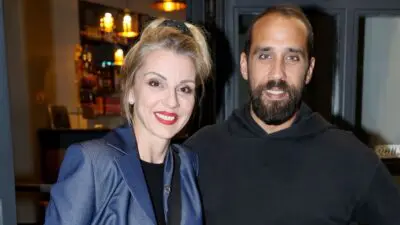 Ο Βασίλης Πορφυράκης και η Ματίνα Νικολάου σε βραδινή τους έξοδο.