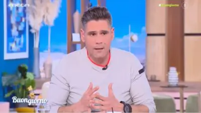 Ο Δημήτρης Ουγγαρέζος στο πλατό του Buongiorno